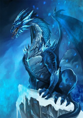 Crystal Dragon - Frost Dragon - 700x993 Wallpaper 