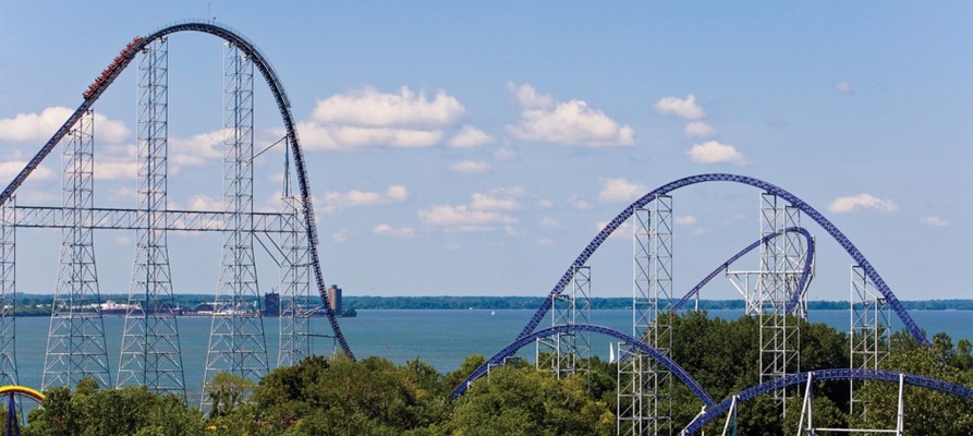 Cedar Point Roller Coaster - 1920x860 Wallpaper - teahub.io