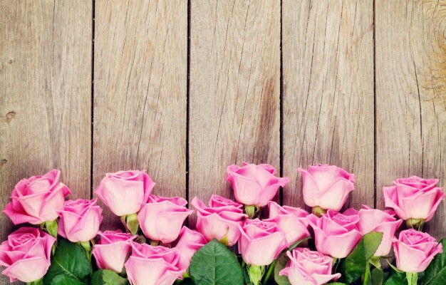 Photo Wallpaper Roses, Wood, Pink, Romantic, Roses, - Fondos De Pantalla  Para Pc De Flores - 1332x850 Wallpaper 