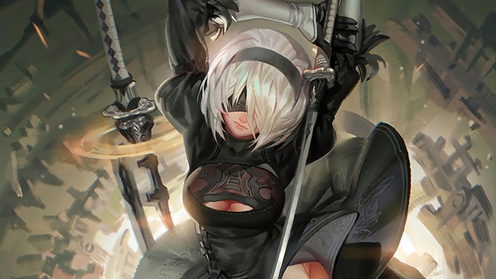 Download Nier Automata Wallpapers And Backgrounds Teahub Io