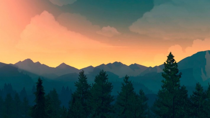 Firewatch Wallpaper Blue - 1920x1080 Wallpaper - teahub.io