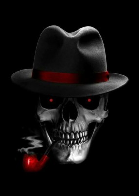 Skull With Red Eyes - 600x840 Wallpaper 
