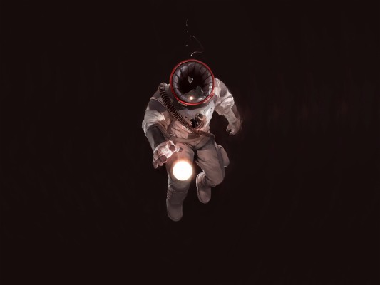 awesome astronaut lost background