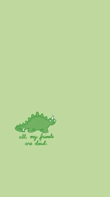 My Friends Are Dead Dinosaur - 640x1136 Wallpaper - teahub.io