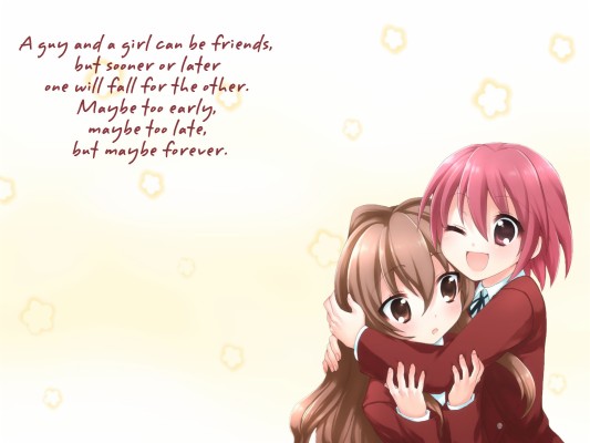 Two Anime Best Friends - 1600x1200 Wallpaper 