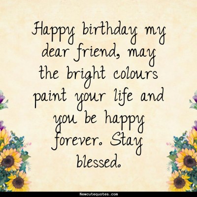 Birthday Wallpaper For Best Friend - Happy Birthday Dear Friend Hd ...