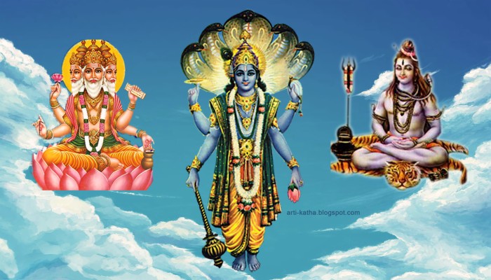 Tridev Hd Wallpaper - Brahma Vishnu Mahesh Png - 1600x913 Wallpaper -  