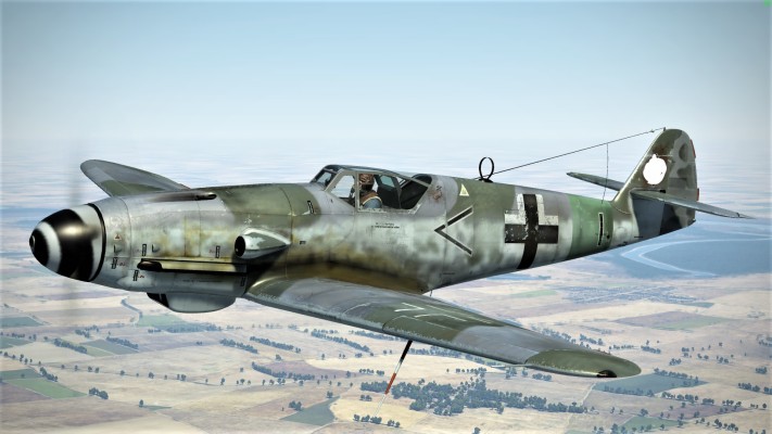 Bf 109, Me 109, Dogfight, War, Spitfire, Aircraft, - Messerschmitt Bf ...