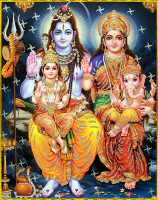 Lord Shiva Family - 736x929 Wallpaper 