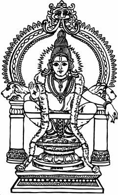 Thumb Image - Ayyappan Clipart Black & White - 968x1600 Wallpaper ...