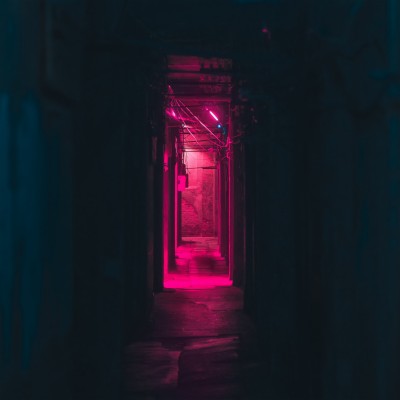 Wallpaper Corridor, Neon, Dark, Pink, Light - Wallpaper - 2780x2780 ...