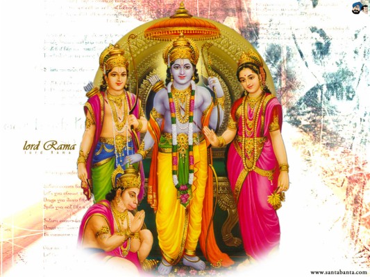 Lord Rama - Rama Sita Laxman Hanuman - 1024x768 Wallpaper 