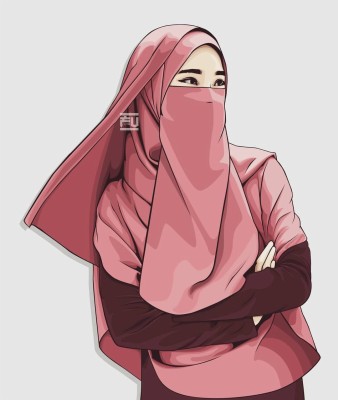 Wallpaper Kartun Hijab