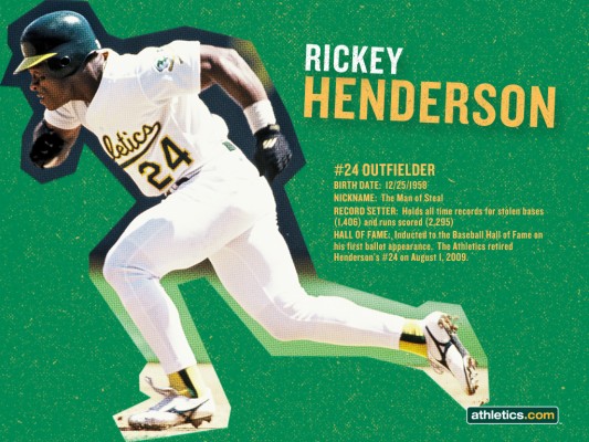 Rickey Henderson Wallpaper - Mlb Hall Of Fame Player - 1024x768 ...