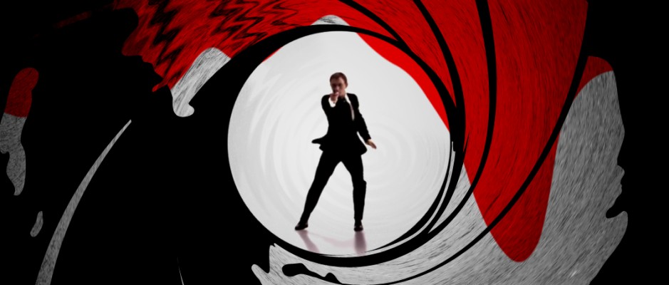 James Bond Barrel Opening - 1069x455 Wallpaper 