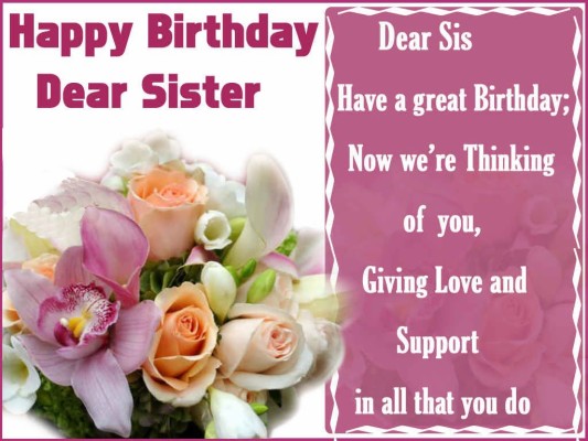 Happy Birthday Wish For Elder Sister - 1024x768 Wallpaper - teahub.io