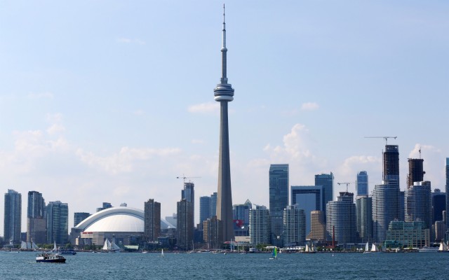 Toronto, Cn Tower, Metropolis, Summer, Skyline, Cityscape, - Toronto ...