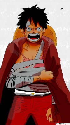 One Piece Luffy Injured - 1440x2560 Wallpaper - teahub.io