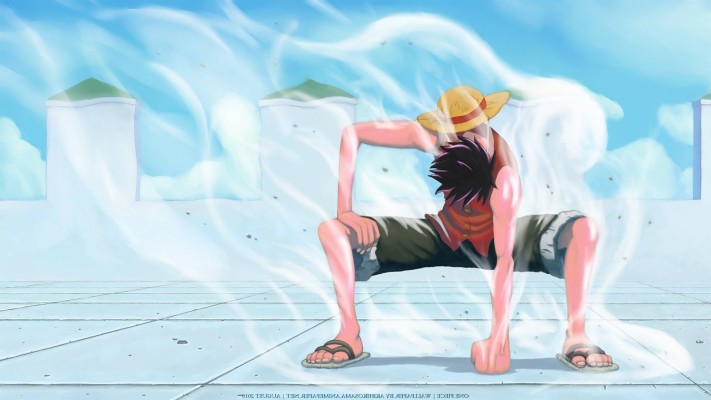One Piece Luffy Gear Second  - HD Wallpaper