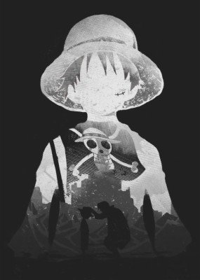 Anime Black And White Posters - 600x840 Wallpaper 