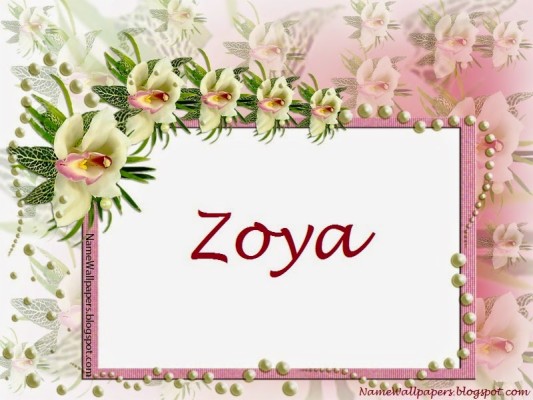 Name Zoya - 2048x2048 Wallpaper 