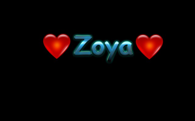 Stylish Zoya Name Dp - 640x1136 Wallpaper 