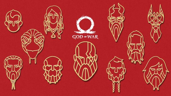 god of war omega symbol wallpaper