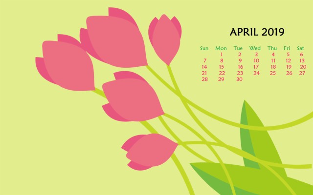 April Desktop Wallpaper 2019 - 1440x900 Wallpaper - teahub.io