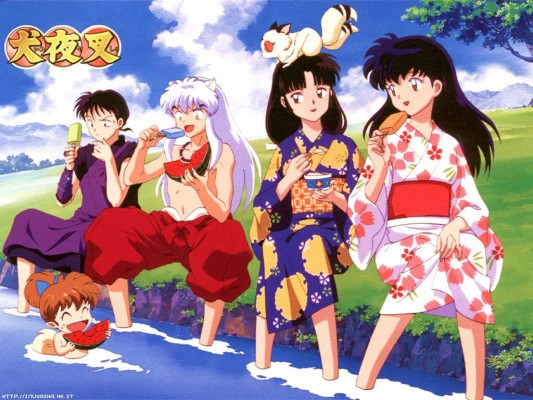 Inuyasha Characters Wallpaper - Inuyasha Summer  - HD Wallpaper
