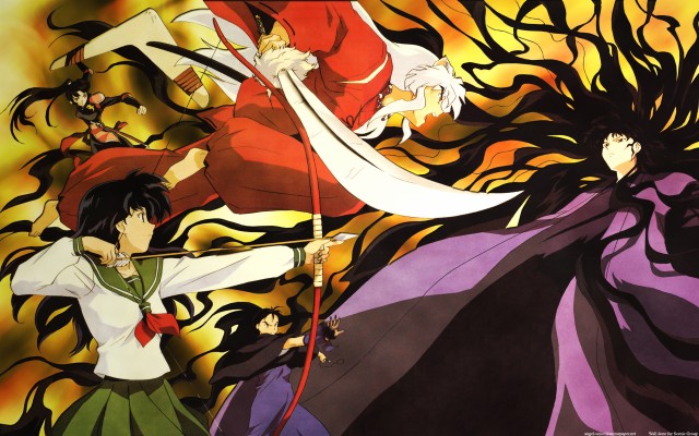 Inuyasha - Inuyasha Vs Naraku  - HD Wallpaper