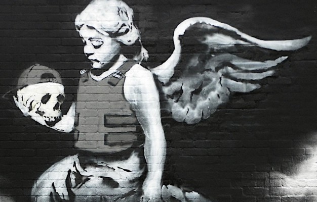 Banksy Graffiti 980x963 Wallpaper Teahub Io