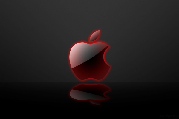 Apple Logo Wallpapers And Backgrounds Teahub Io - Red Apple Logo 4k Wallpaper