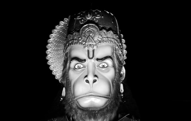 India, Tamil Nadu, Hindu, Hinduism, Jai Hanuman, Black - Hanuman Black  Background Hd - 910x576 Wallpaper 