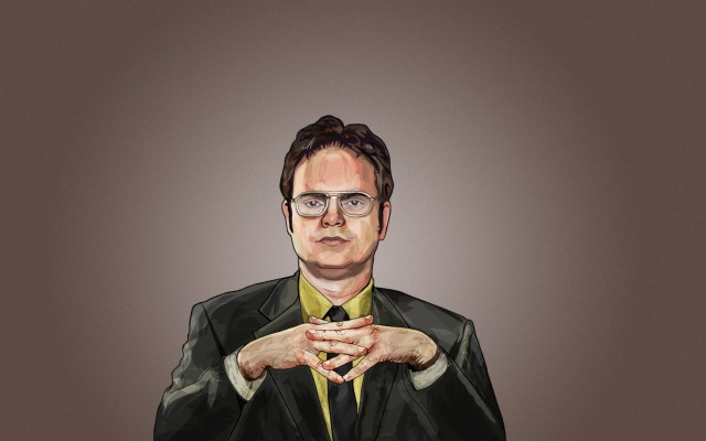 dwight schrute painting