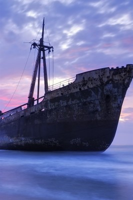 Desktop Wallpaper - Shipwreck On The Greek Shore - 1920x1080 Wallpaper ...