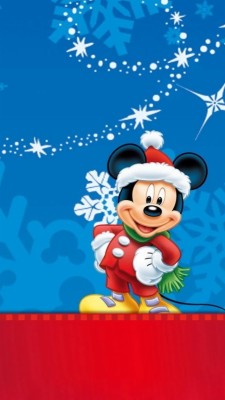 Mickey Mouse Christmas Background - 640x1136 Wallpaper - teahub.io