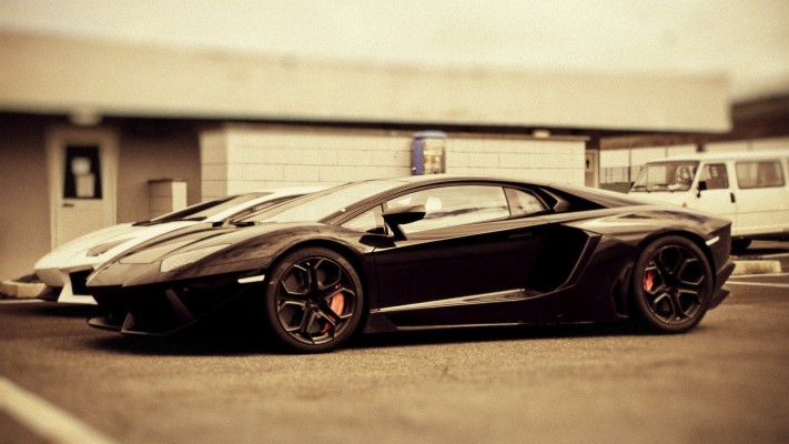 Lamborghini Matte Black 4k - 2732x2732 Wallpaper - teahub.io
