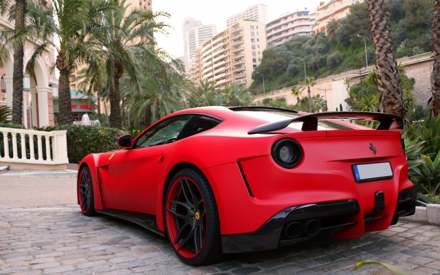 Ferrari Wallpaper Phone Black, Flat - Ferrari F12 Berlinetta Matte Red ...