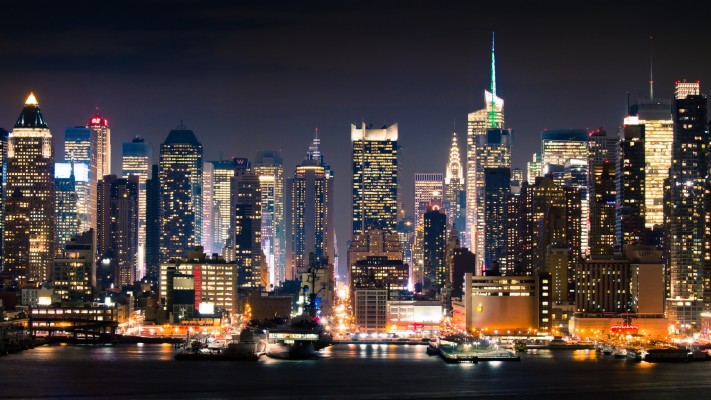 Wallpaper City, New York, Manhattan, Night - View Of New York ...