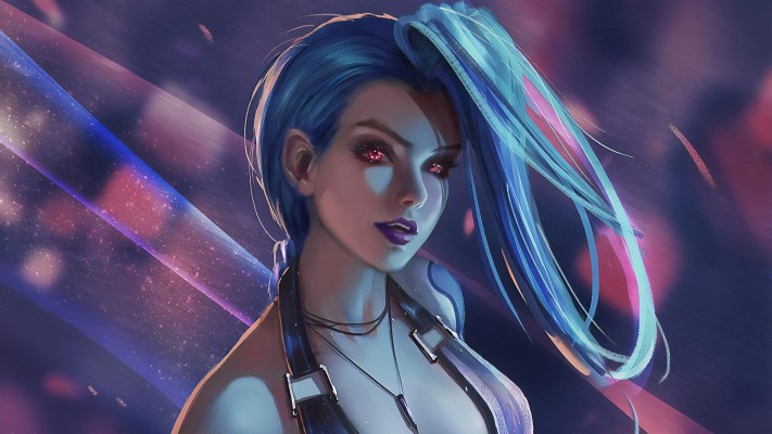 Harley Quinn League Of Legends Jinx - 1440x2560 Wallpaper - teahub.io