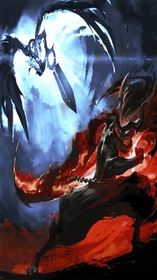 Yasuo Nether Blade Skin Art - Underworld Yasuo - 2560x1440 Wallpaper