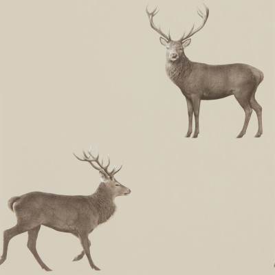 Evesham Deer Birch Wallpaper By Sanderson - Sanderson Deer - 1386x1386 ...