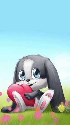 Cute Rabbit Wallpaper - Free Icon Folder Windows - 1080x1920 Wallpaper ...