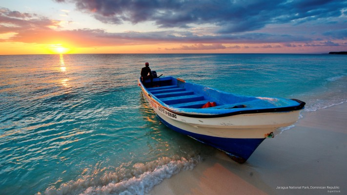 Boat Summer Nature Wallpapers - Boat Wallpaper Beach - 1920x1080