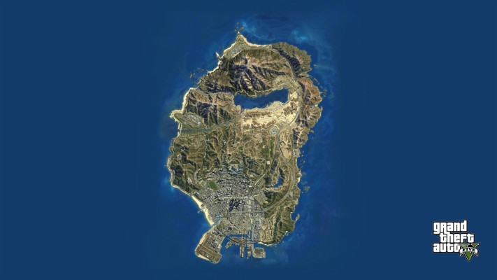 Com Apple Wallpaper Gta5-map Iphone4 - Gta 5 Full Map Hd - 640x960 ...