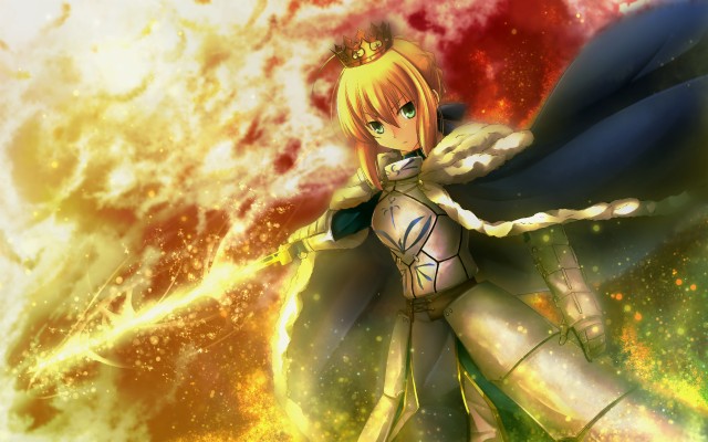 3d Saber Wallpaper Engine - Saber Fate Art - 1366x768 Wallpaper - teahub.io