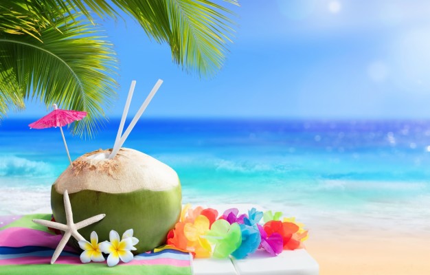 Photo Wallpaper Sand, Sea, Beach, Summer, Stay, Summer, - Coconut On ...