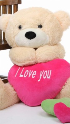 Teddy Bear Wallpaper For Android With Image Resolution - Love You Teddy Bear  - HD Wallpaper