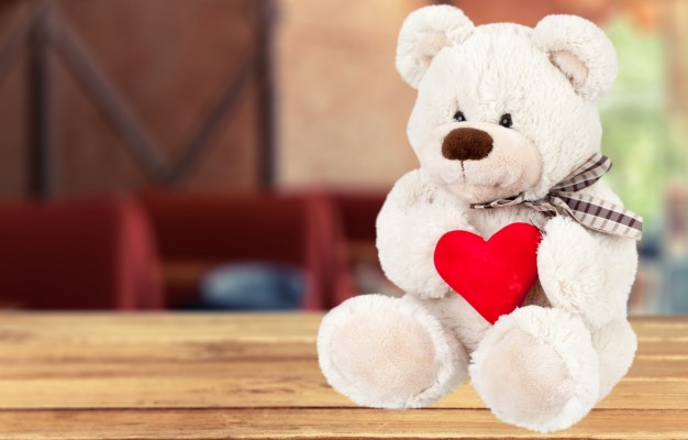 Photo Wallpaper Love, Toy, Heart, Bear, Hearts, Red, - Iphone Teddy Bear  Wallpaper Hd - 1332x850 Wallpaper 