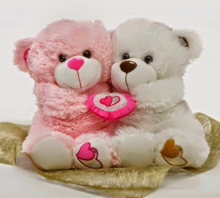 Free Teddy Bear Wallpaper - Red And Black Love Teddy Bear  - HD Wallpaper